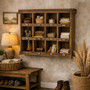 Heritage Pigeon Hole Storage Unit, Natural