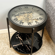 Table Clock With Shelf 51 cm