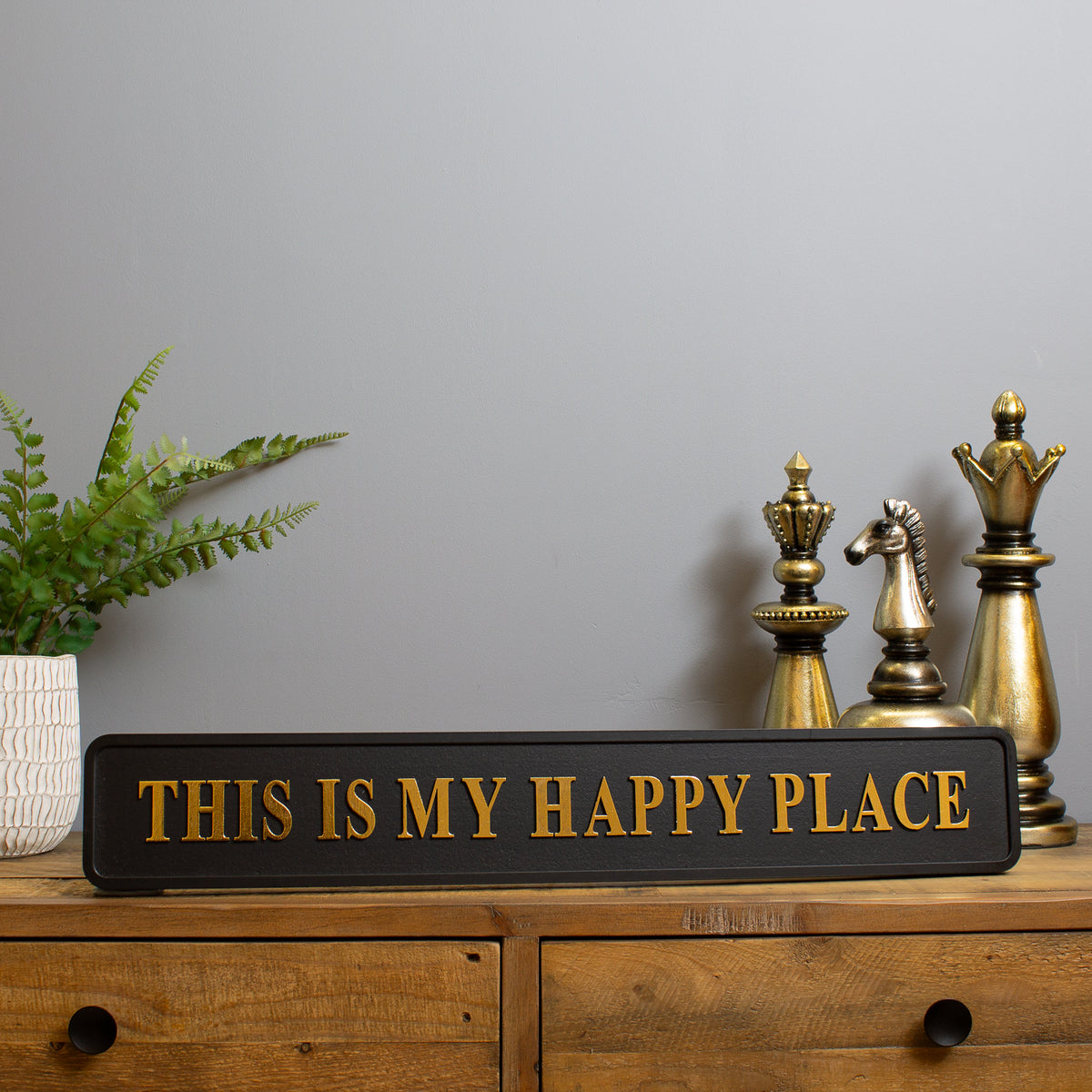 This Is My Happy Place Street Sign