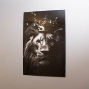 King Of The Jungle Tempered Glass Wall Art