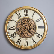 Vintage Elegant Antique Style Cog Clock 66 cm
