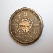 Moderna Bronze Cog Clock, Roman Numerals, 74 cm