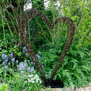 Standing Metal Heart Sculpture