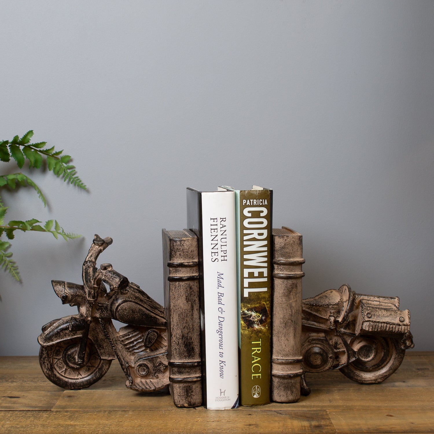 Motorbike Bookends