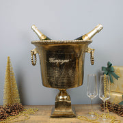 Large Rope Trim Champagne Cooler
