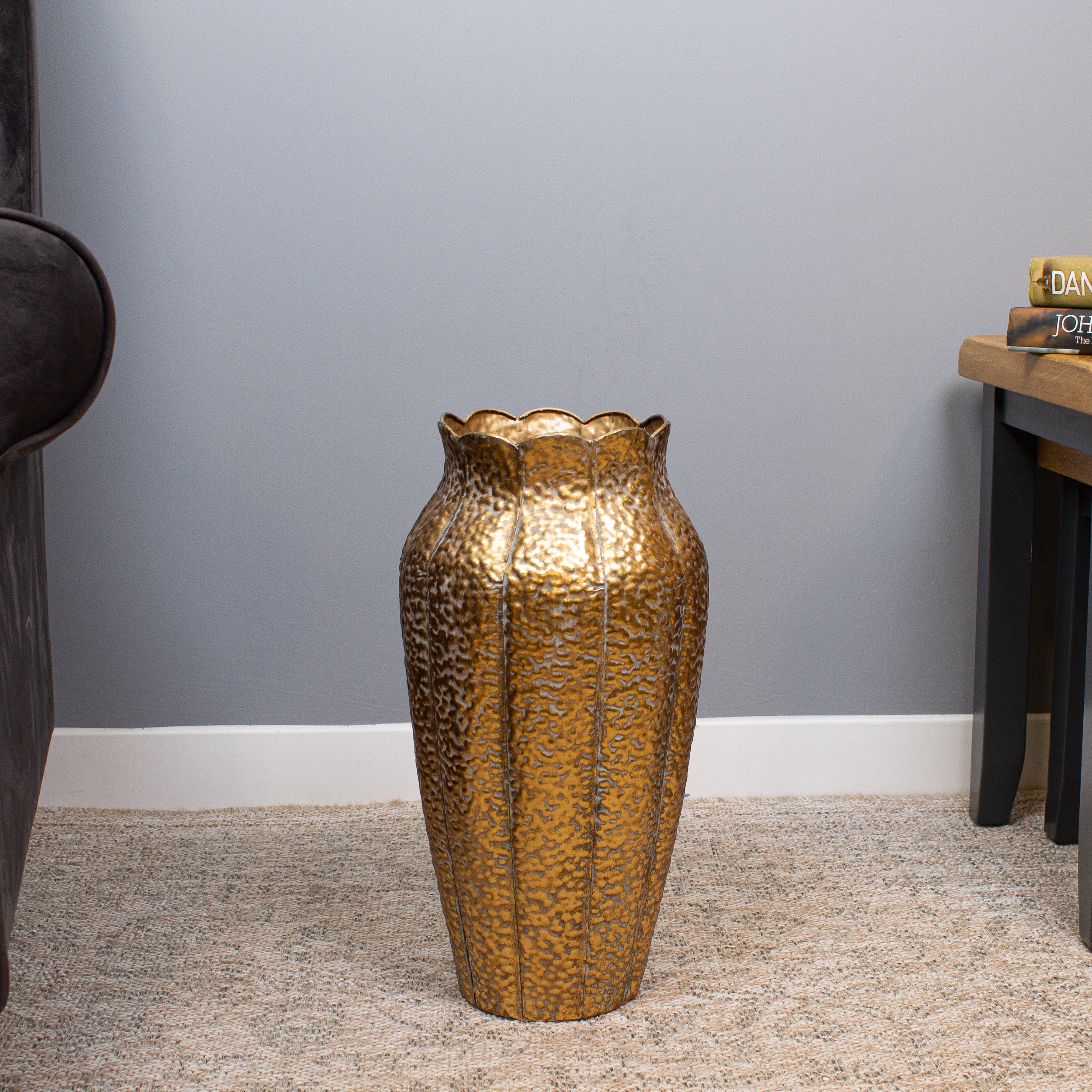 Gold Mirage Vase, 46 cm