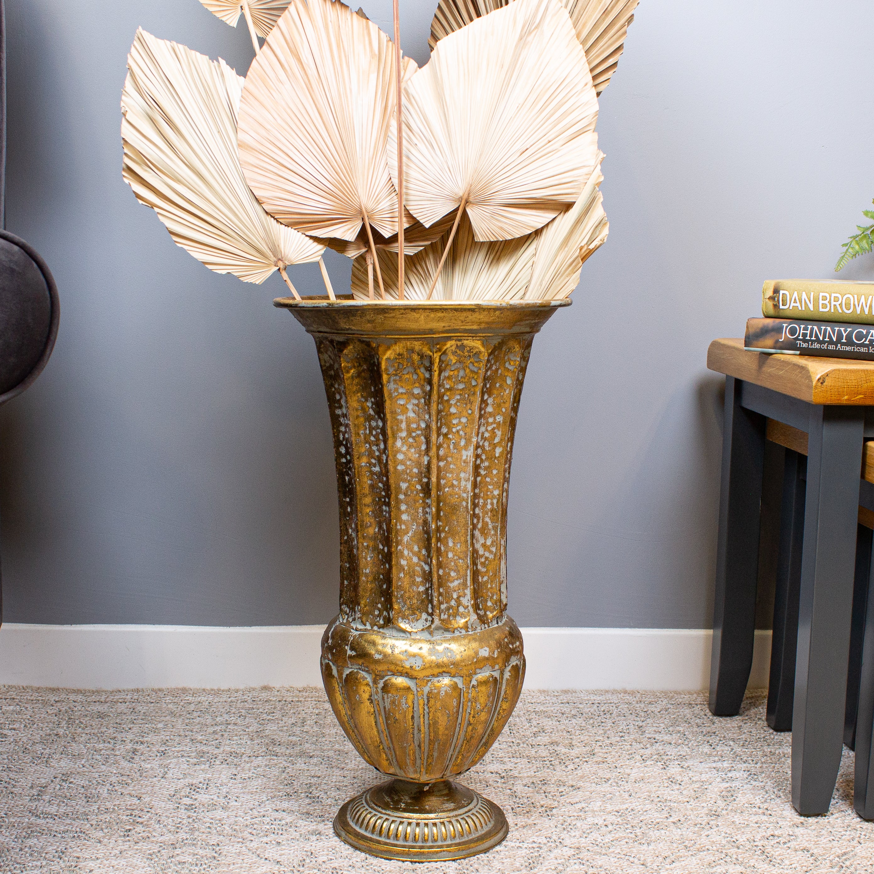 Gold Tangier Vase, 57 cm