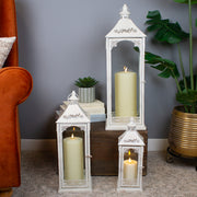 Alderwick Lantern Set, White