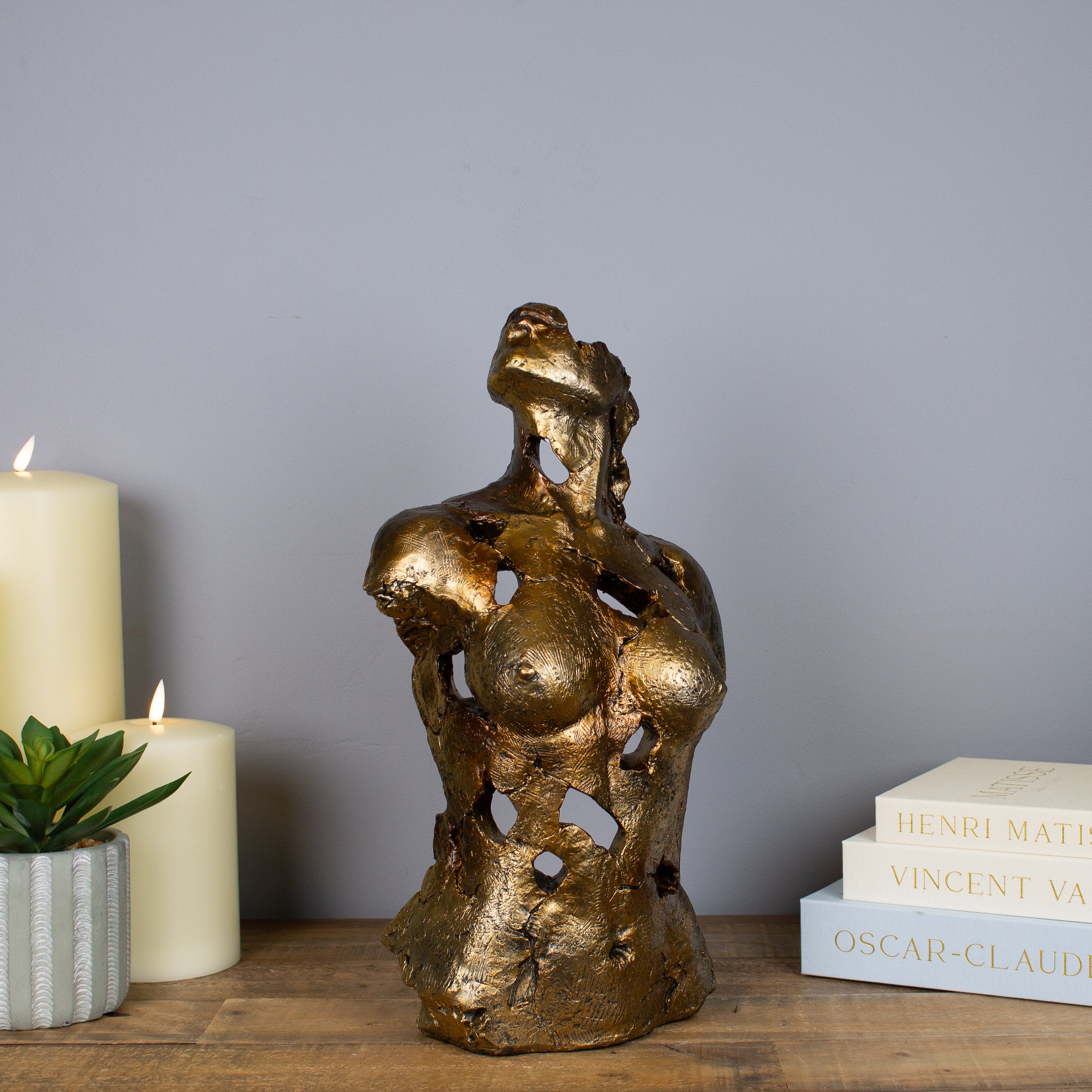 Abstract Female Torso Sculpture