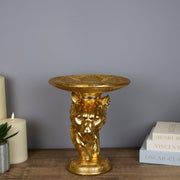 Gold Leopard Tray Sculpture