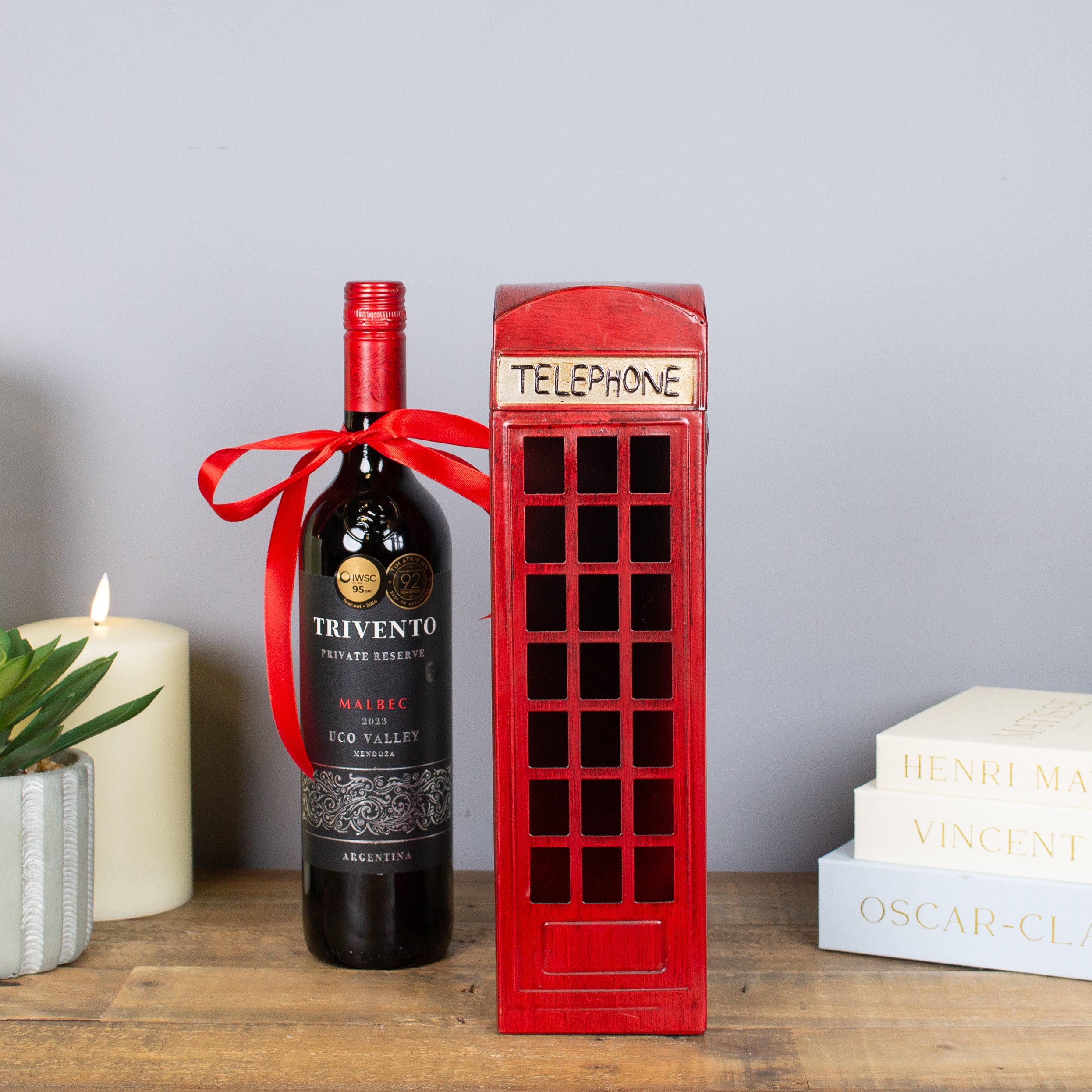 Telephone Box Wine Holder