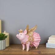 Standing Angel Pig Ornament