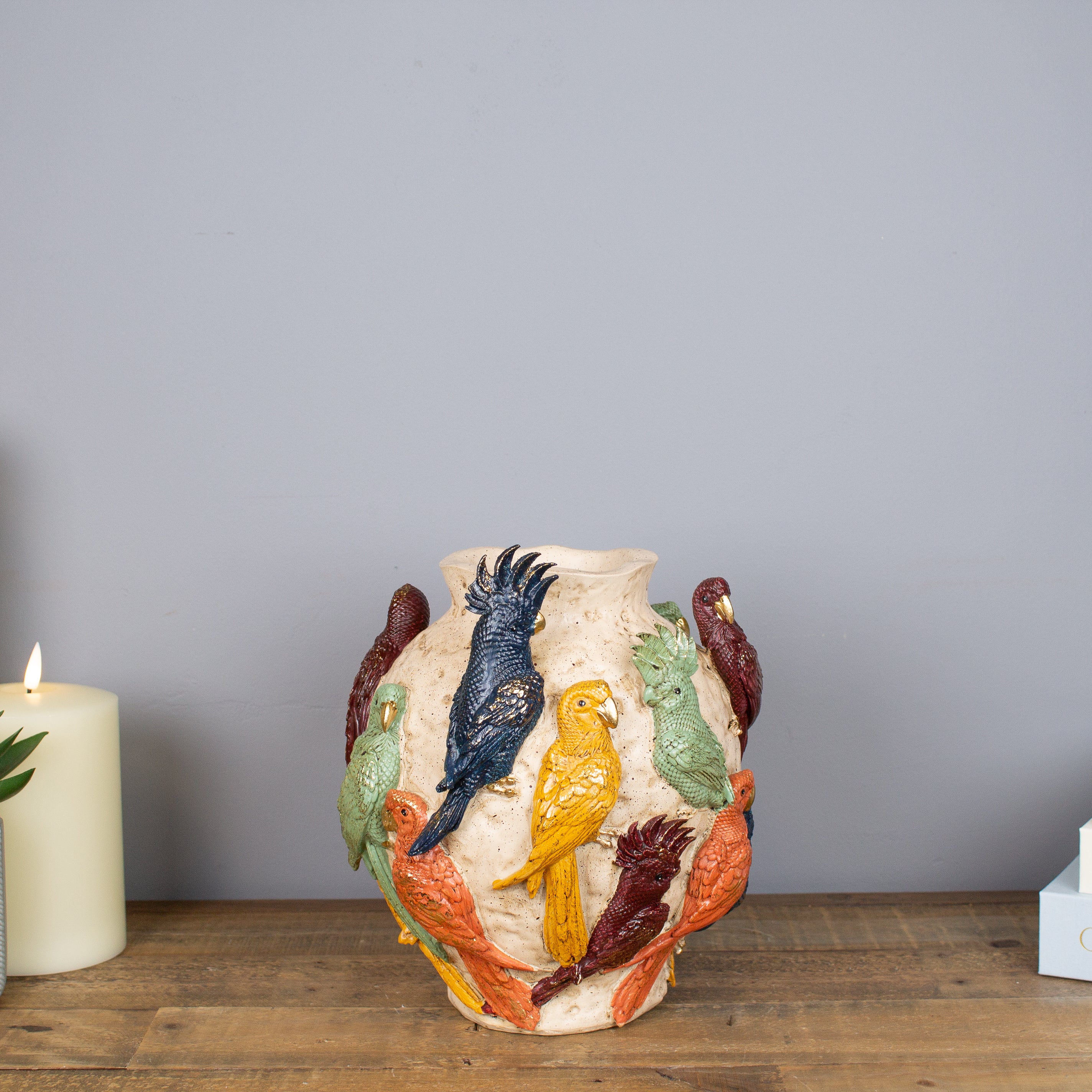 Bird Sculpture Vase