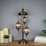 Mosaic 3 Light Spiral Lamp, 75 cm