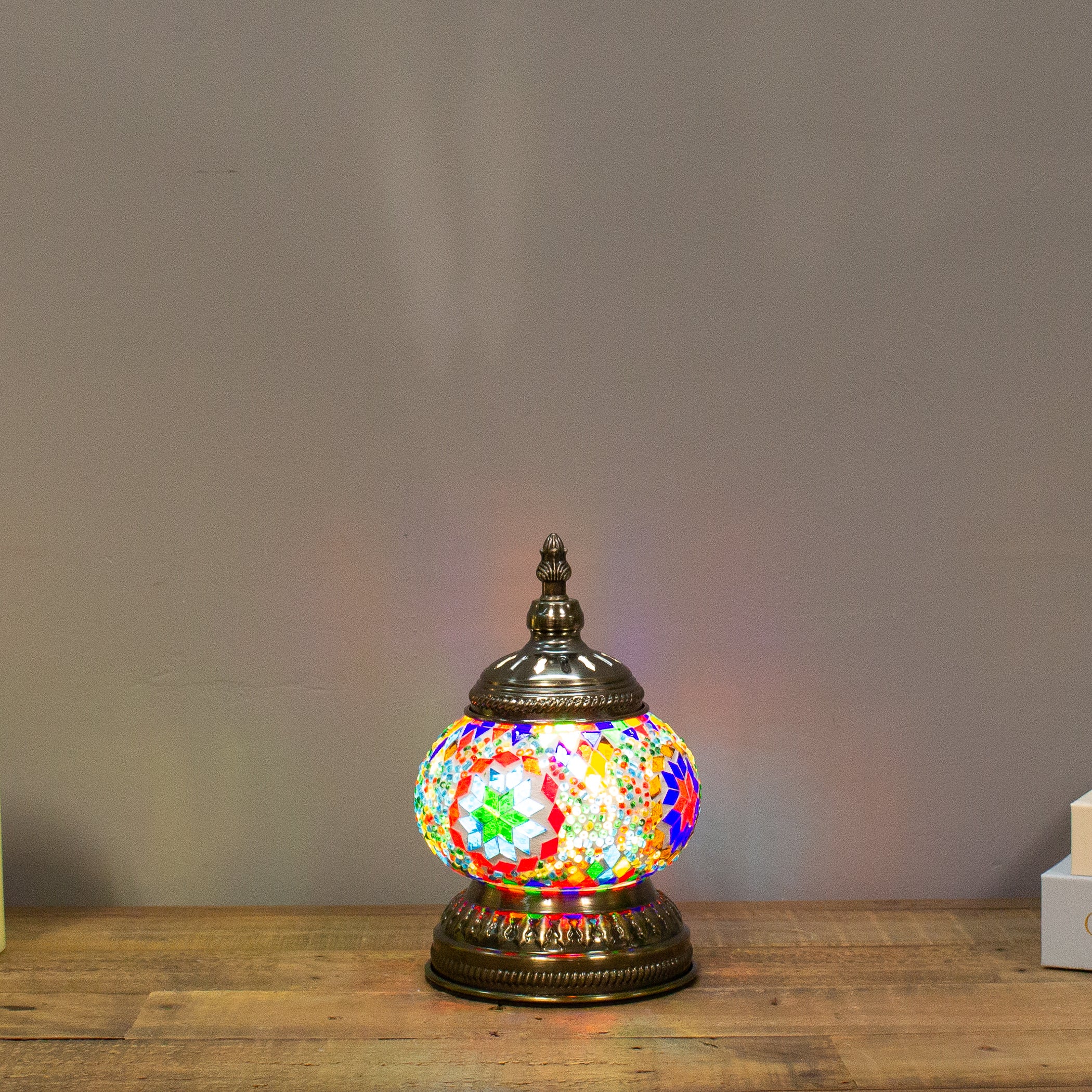 Mosaic Globe Table Lamp, 21 cm