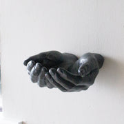 Cupped Hands Wall Mounted Bowl